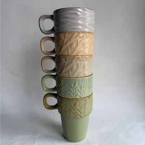 Merc asia nesting mugs set of 5